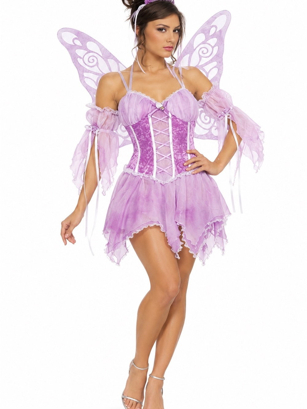 Lilac Fairy Costume Dress for Women - Purple Tulle Fairy Outfit